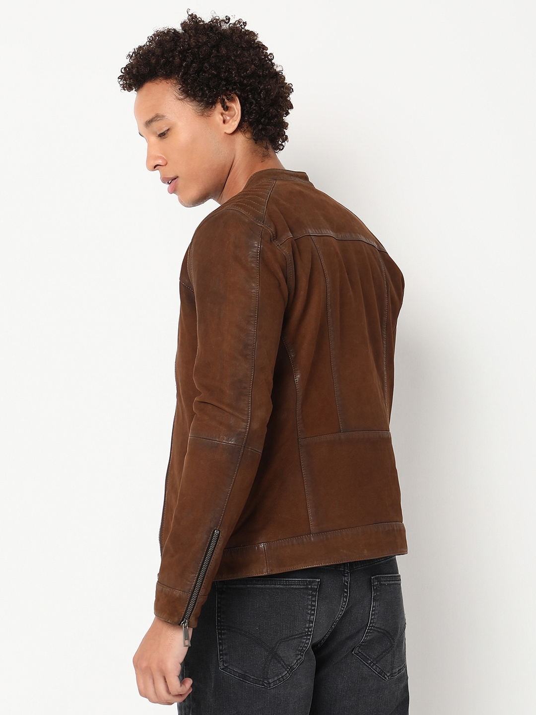 Mens DARCY LTH IN Leather Jacket