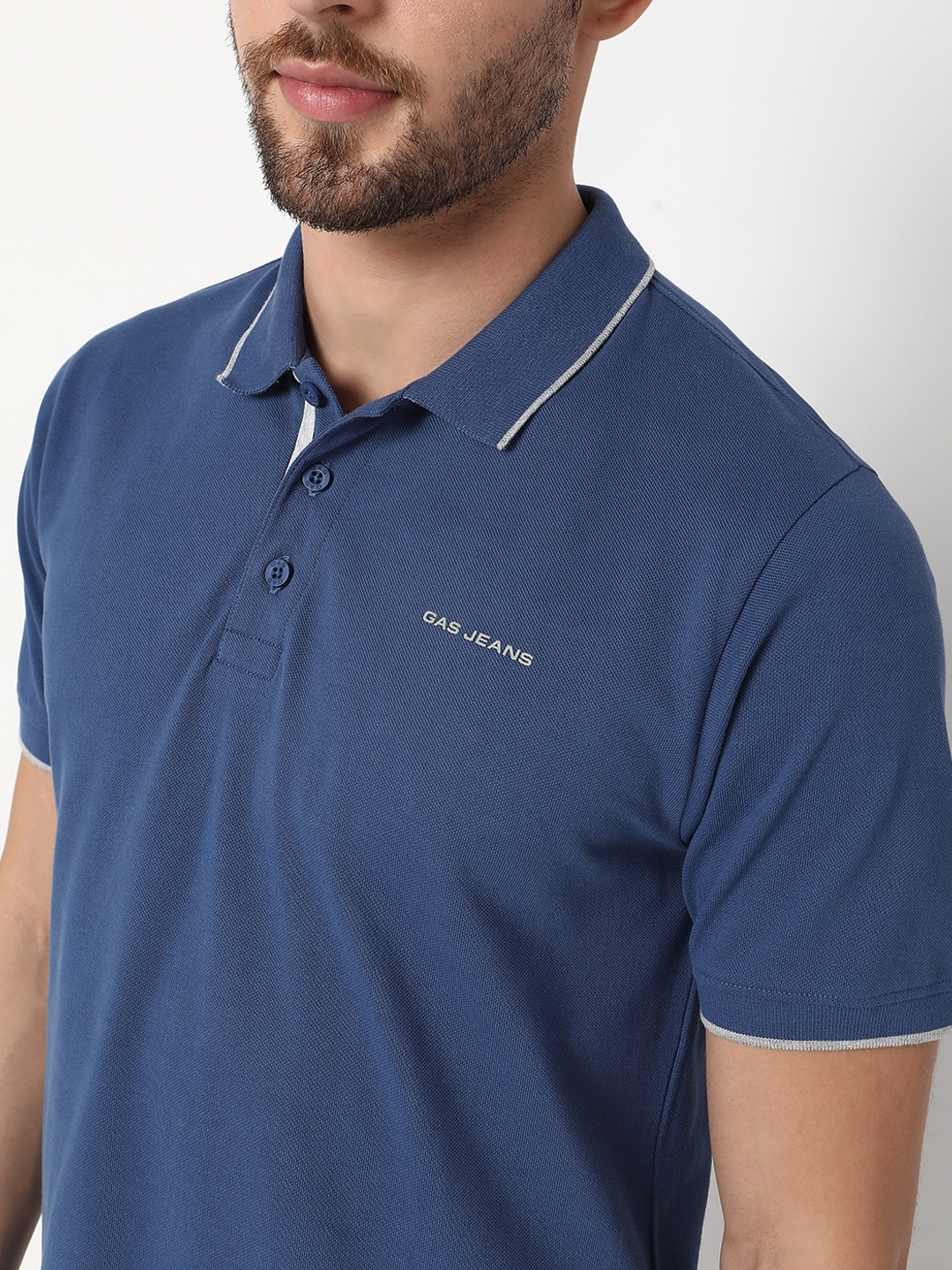 Regular Fit Half Sleeve Solid Cotton Polo T-Shirt