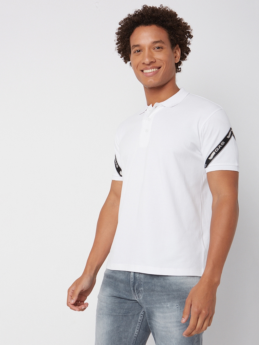 Regular Fit Short Sleeve Solid Cotton Lycra Polo T-Shirt