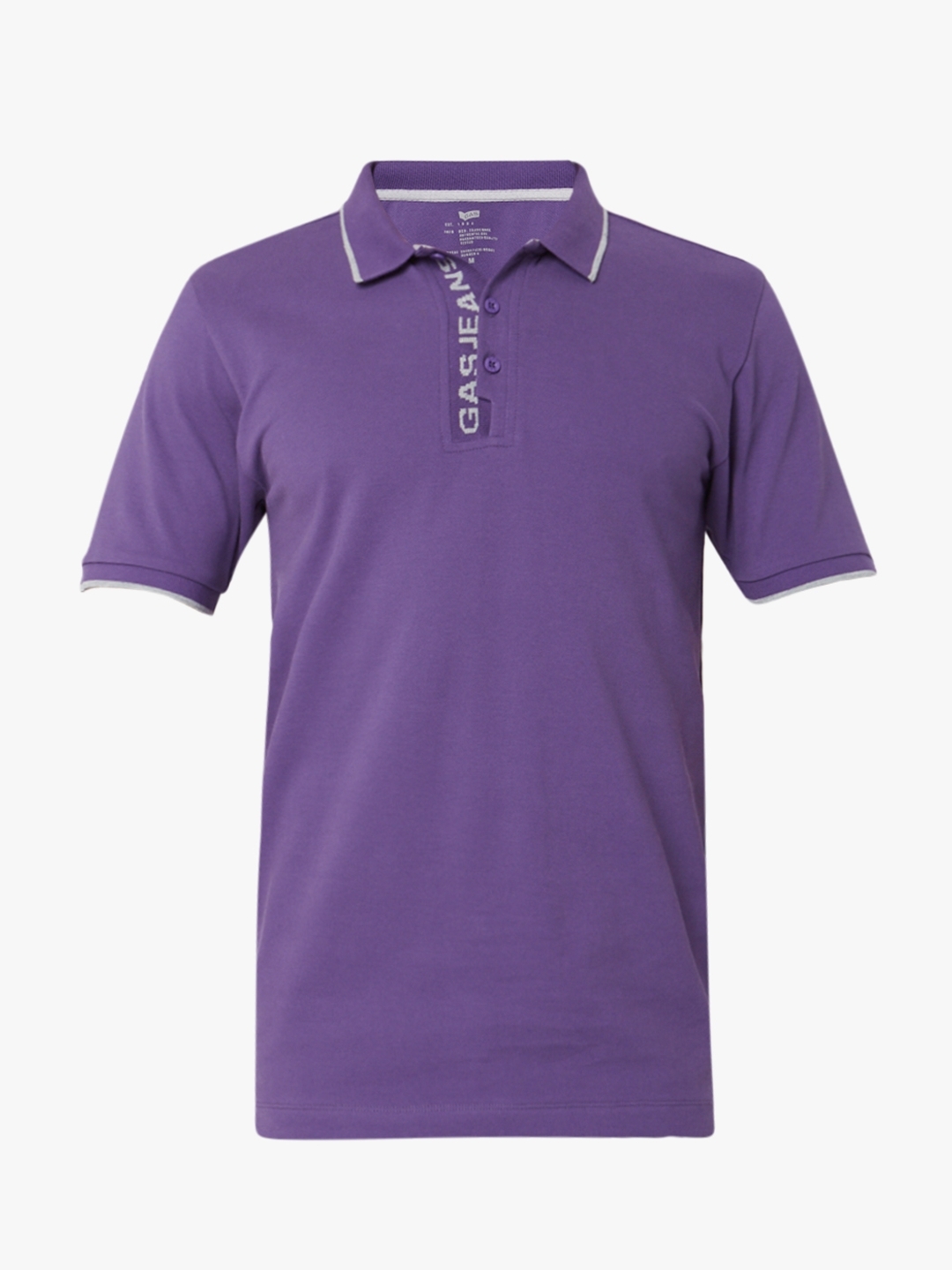 Regular Fit Half Sleeve Solid Cotton Polo T-Shirt