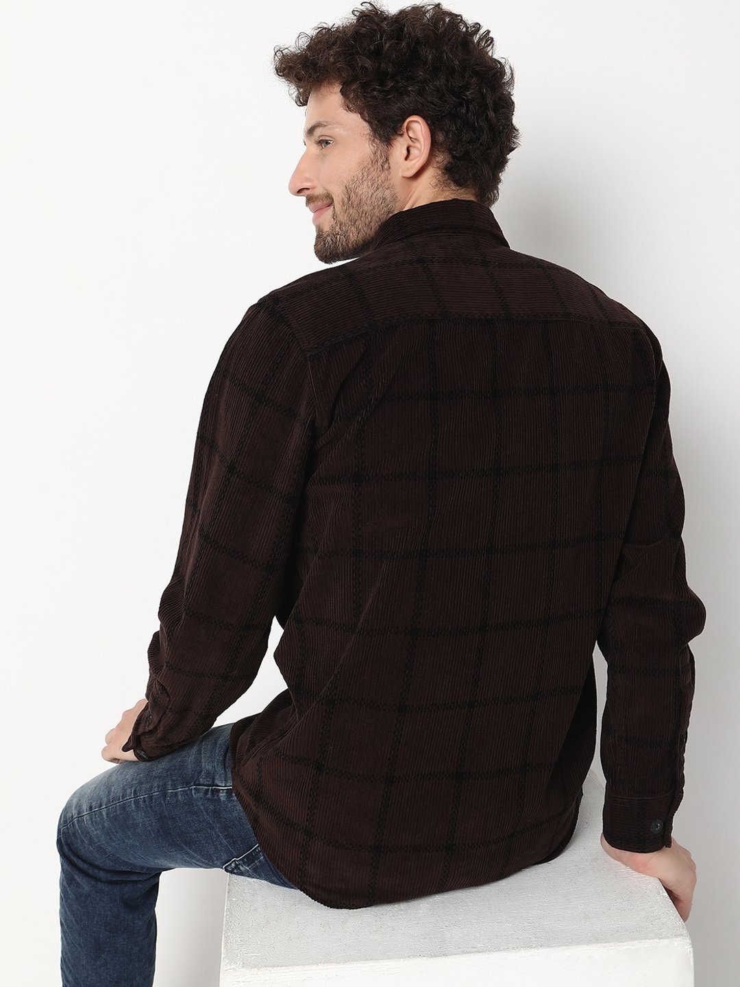 Regular Fit Full Sleeve Checkered Cotton Shirts