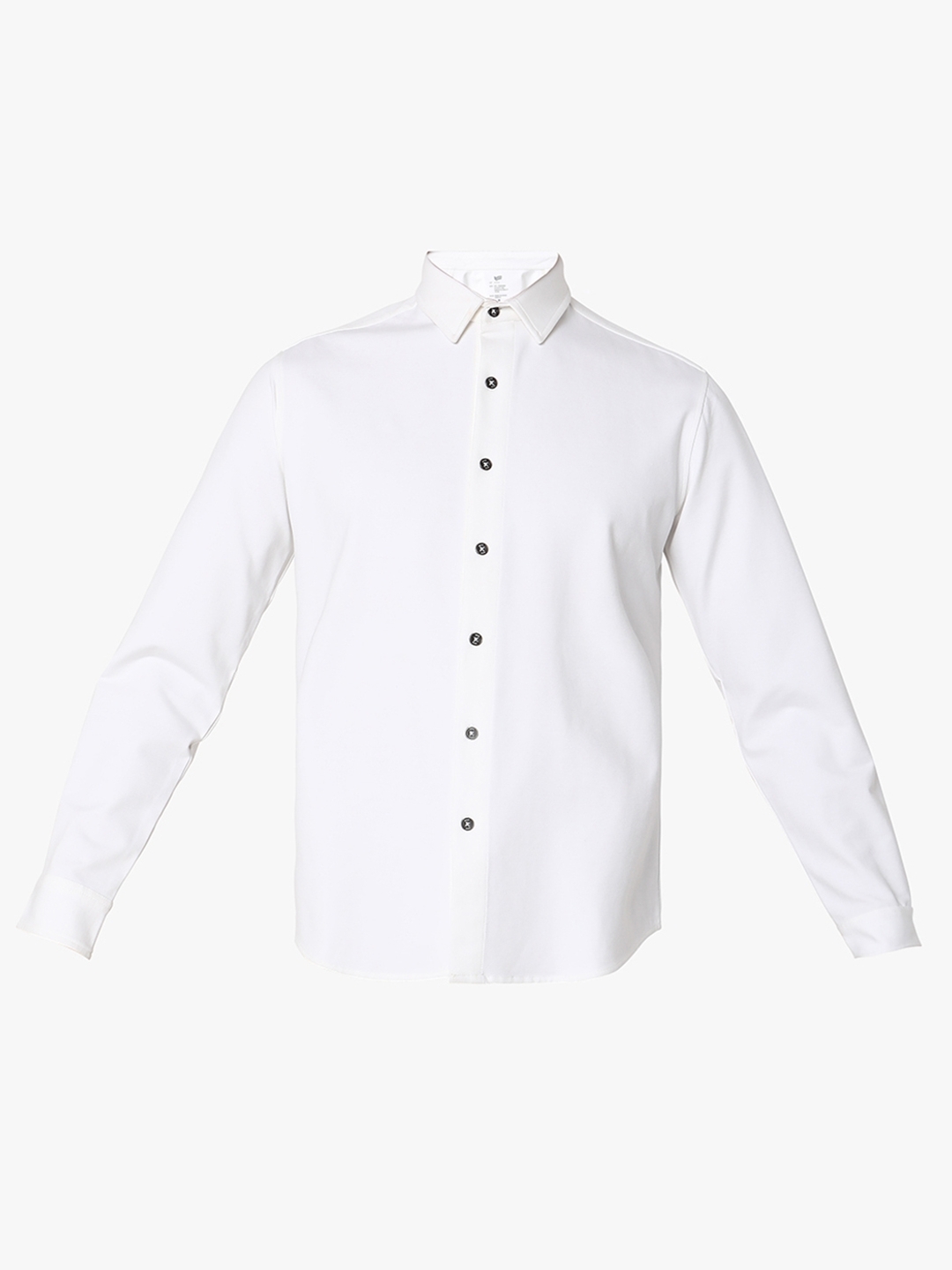 Regular Fit Full Sleeve Solid Nylon Shirts