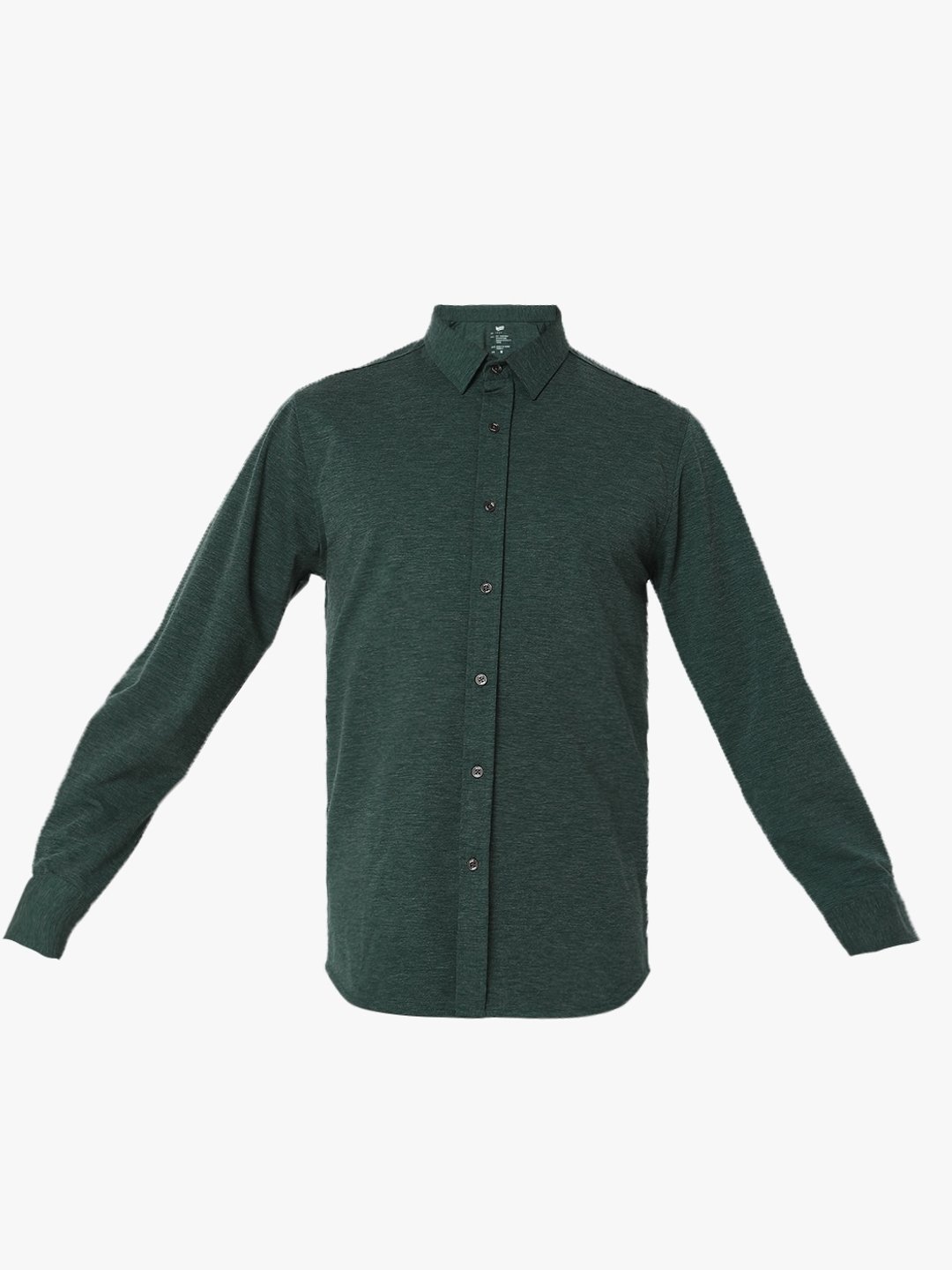 Slim Fit Full Sleeve Solid Polyester Shirts