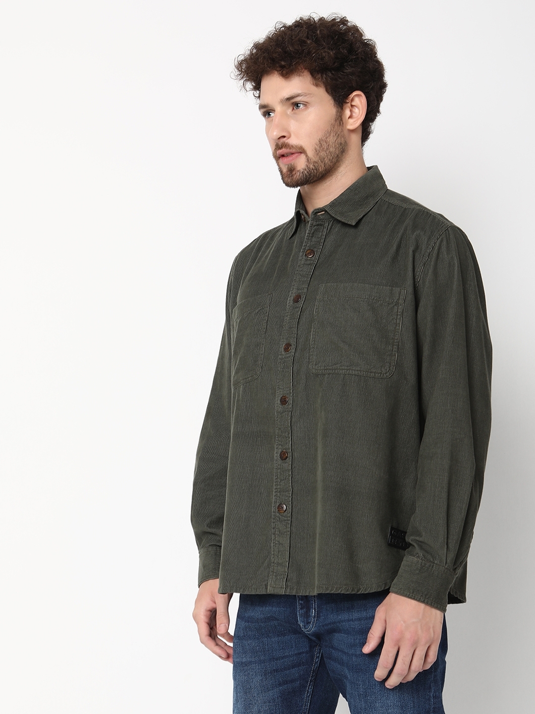 Shacket Full Sleeve Solid Cotton Shirts