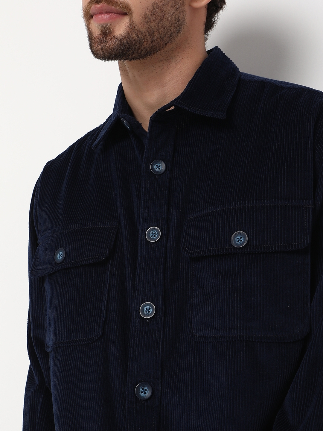 Shacket Full Sleeve Solid Cotton Shirts