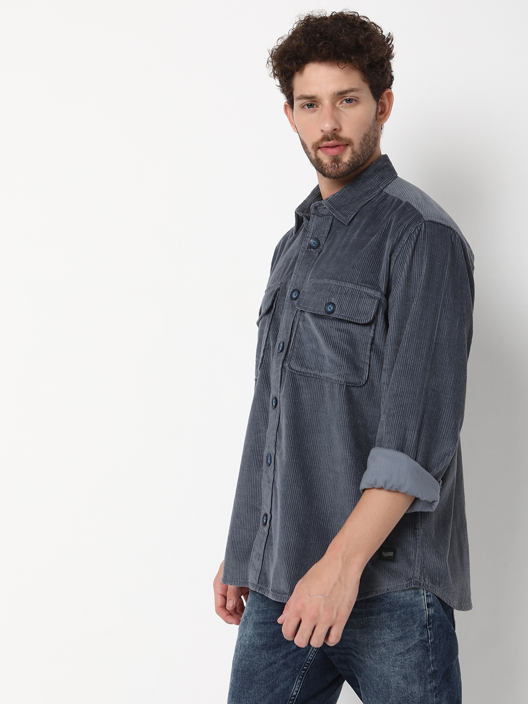 Shacket Full Sleeve Solid Cotton Shirts