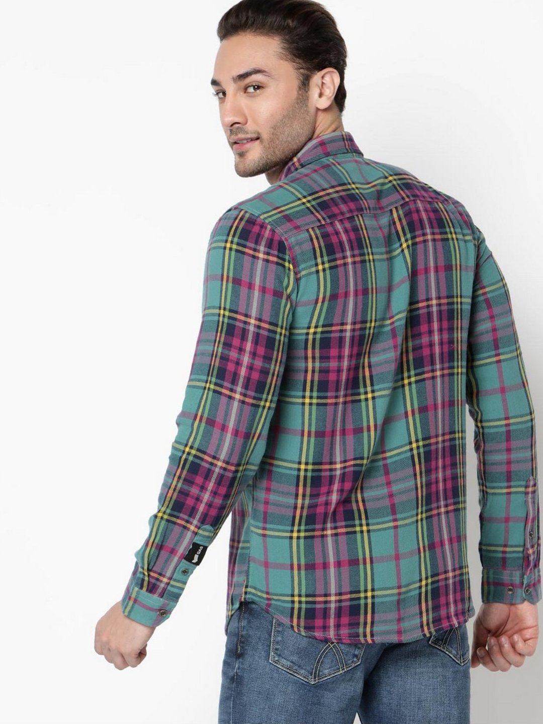 Flix Checked Slim Fit Shirt