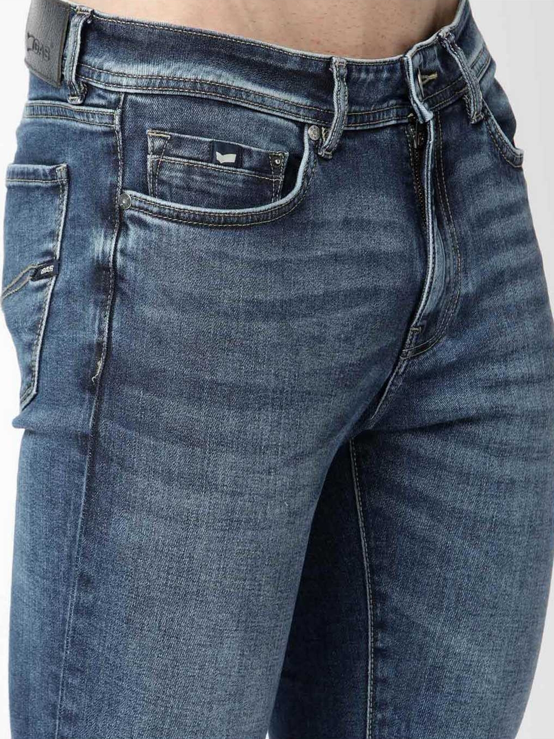 Men's Albert Simple Slim Fit BLUE Jeans