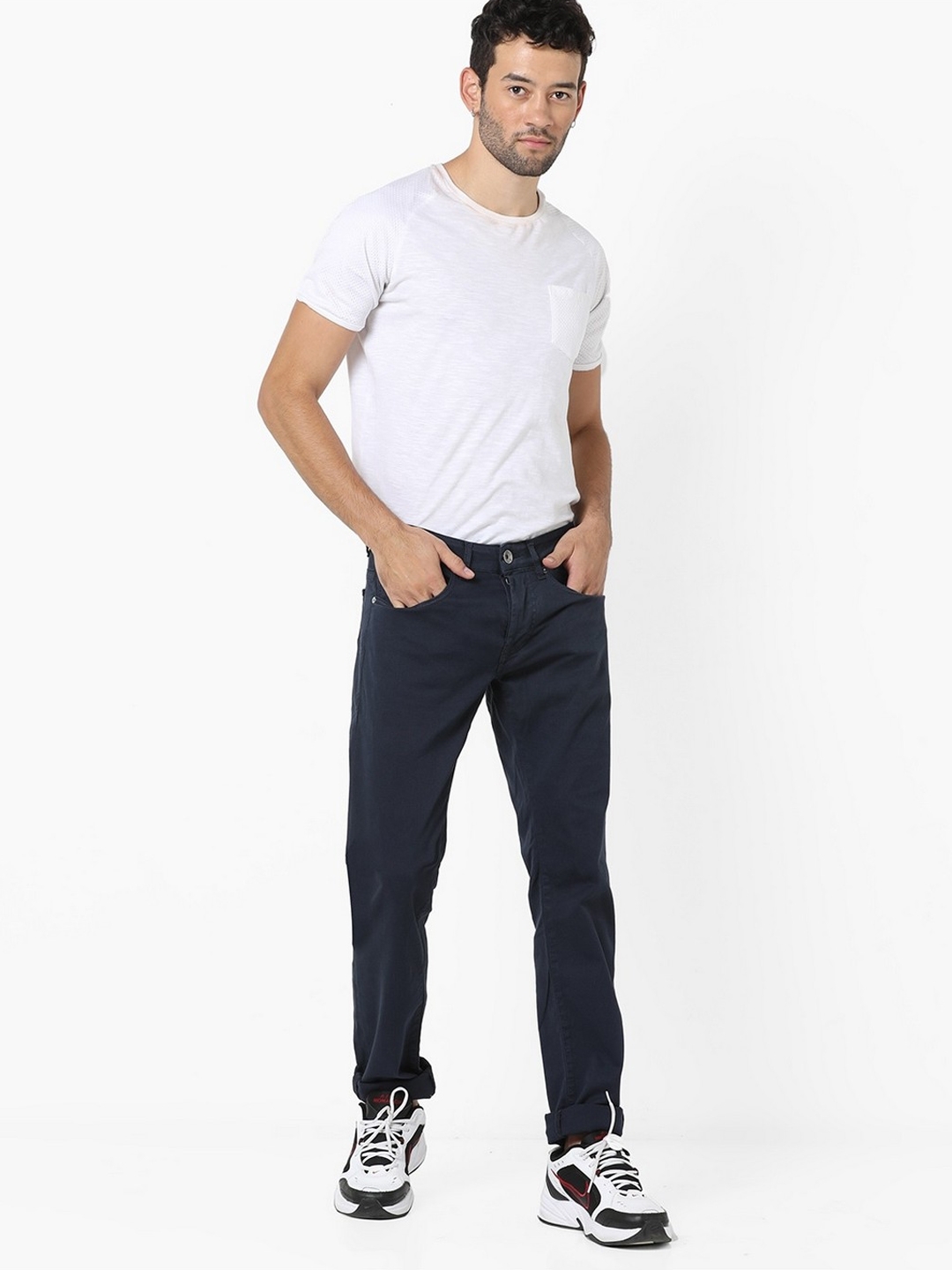 Men's Anders Slim Fit Navy Blue Jeans