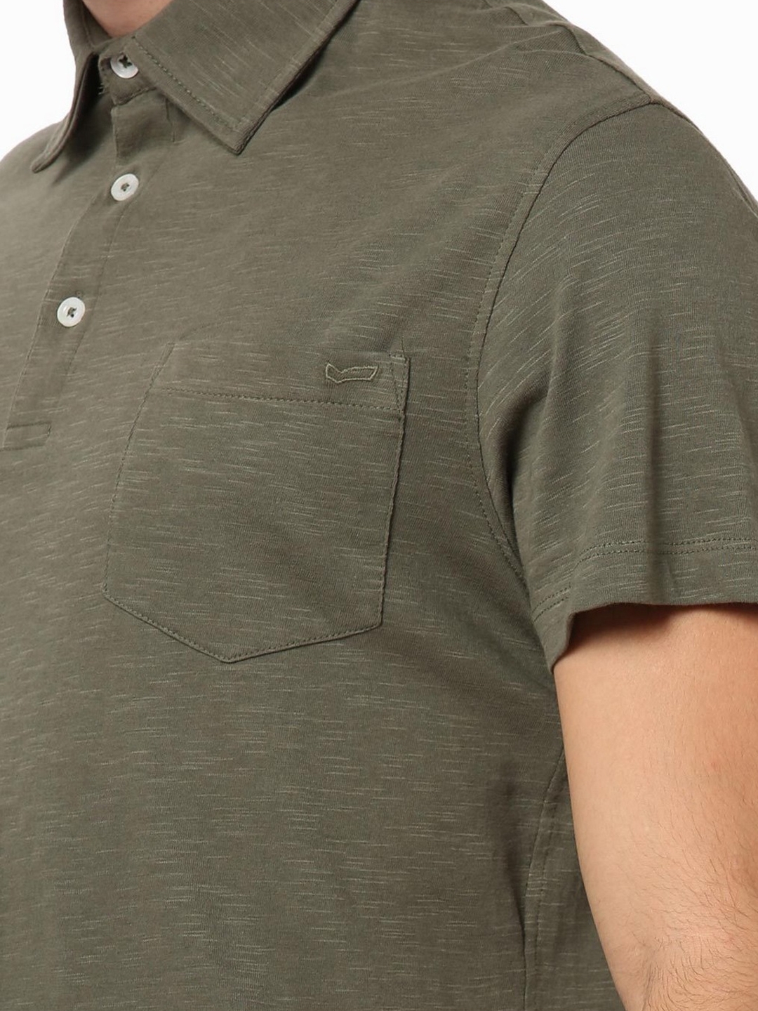 Manny Heathered Slim Fit Polo T-shirt