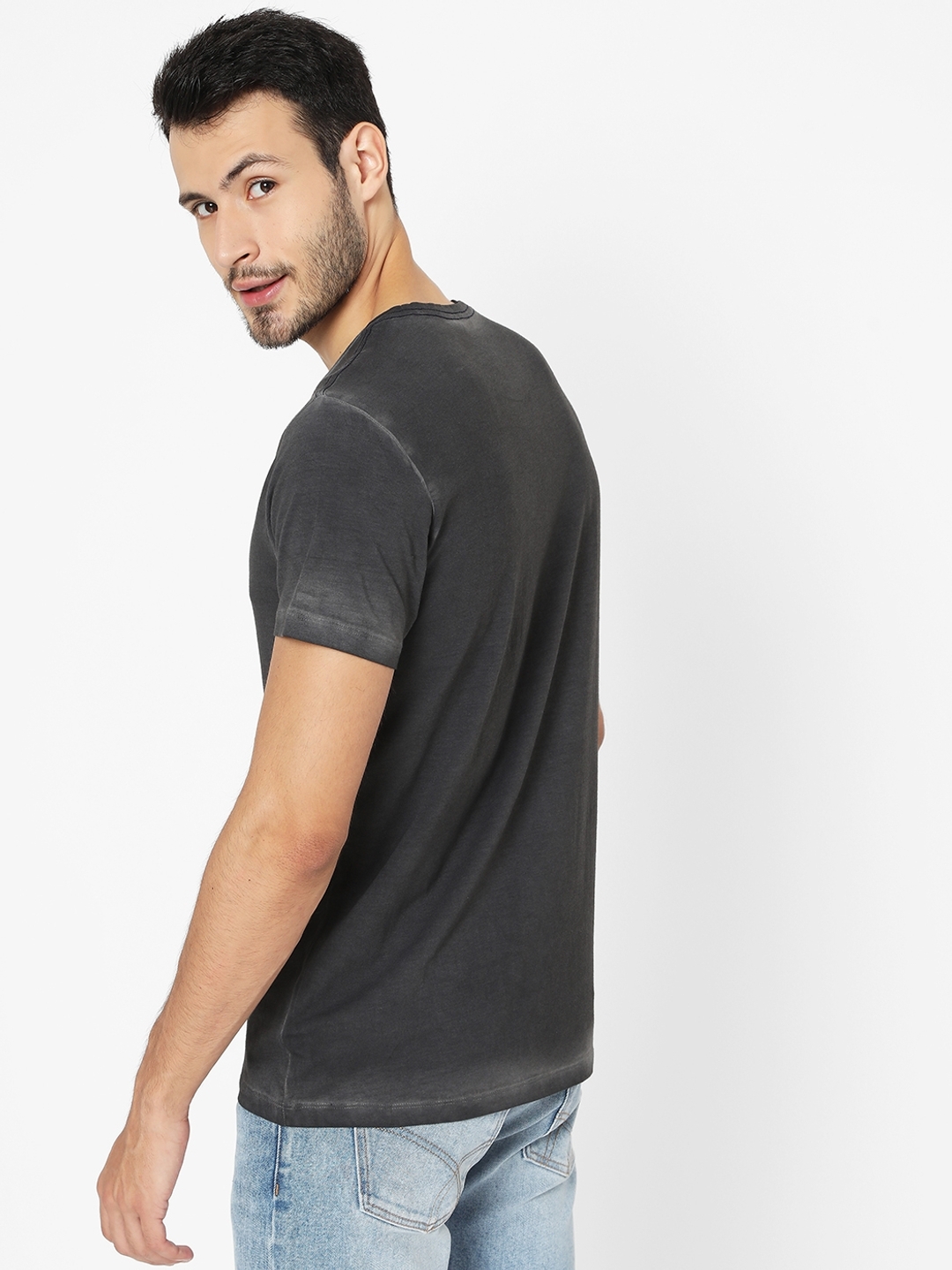 Washed Slim Fit Crew-Neck T-shirt