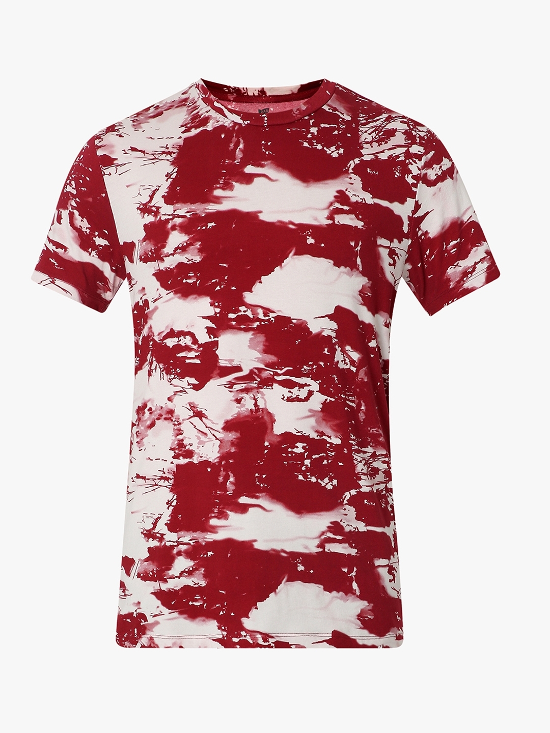 Printed Slim Fit Crew-Neck T-shirt