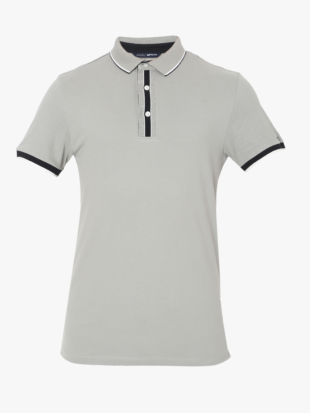 Slim Fit Polo T-shirt with Contrast Tipping