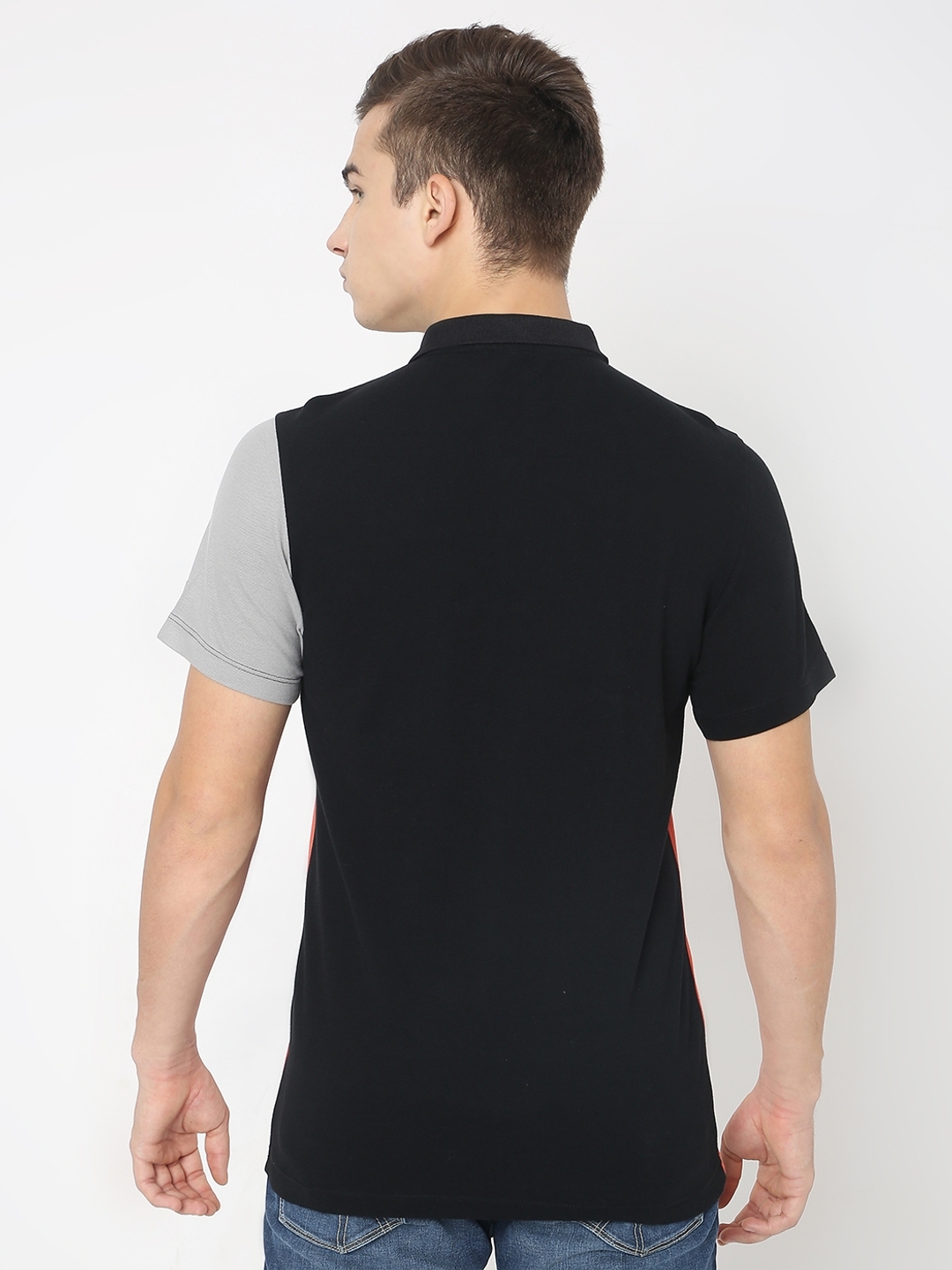 Colourblock Slim Fit Polo T-shirt