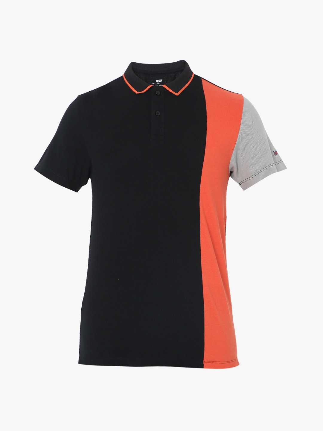 Colourblock Slim Fit Polo T-shirt
