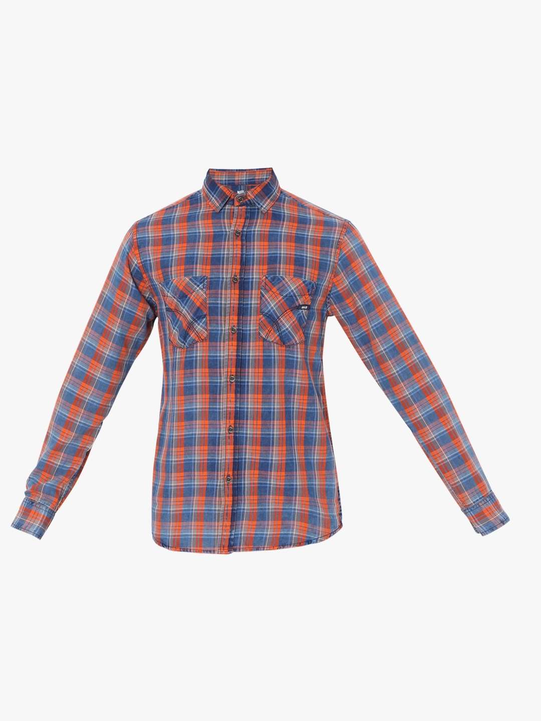 Kant Checked Slim Fit Shirt with Patch Pockets