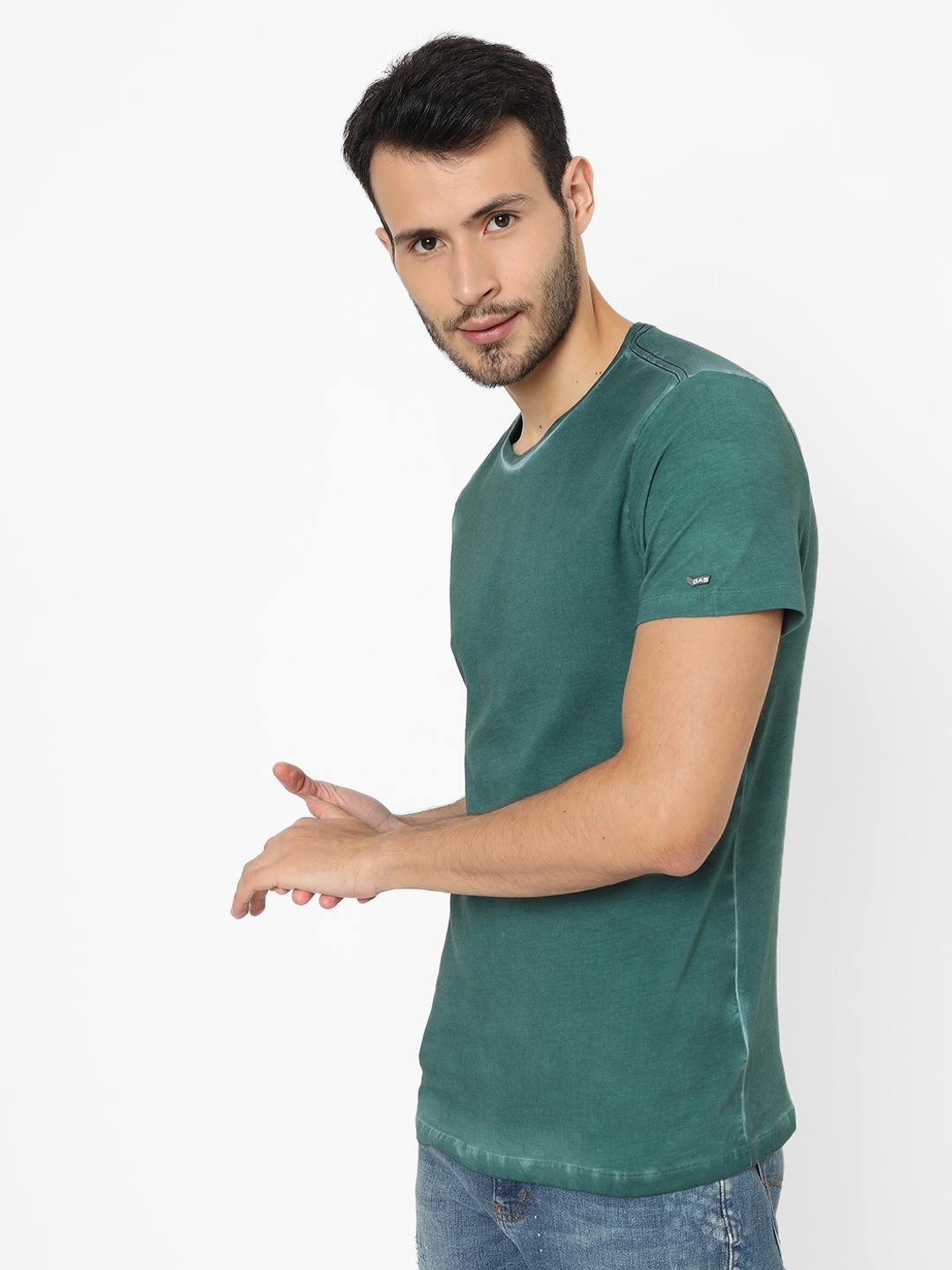 Washed Slim Fit Crew-Neck T-shirt
