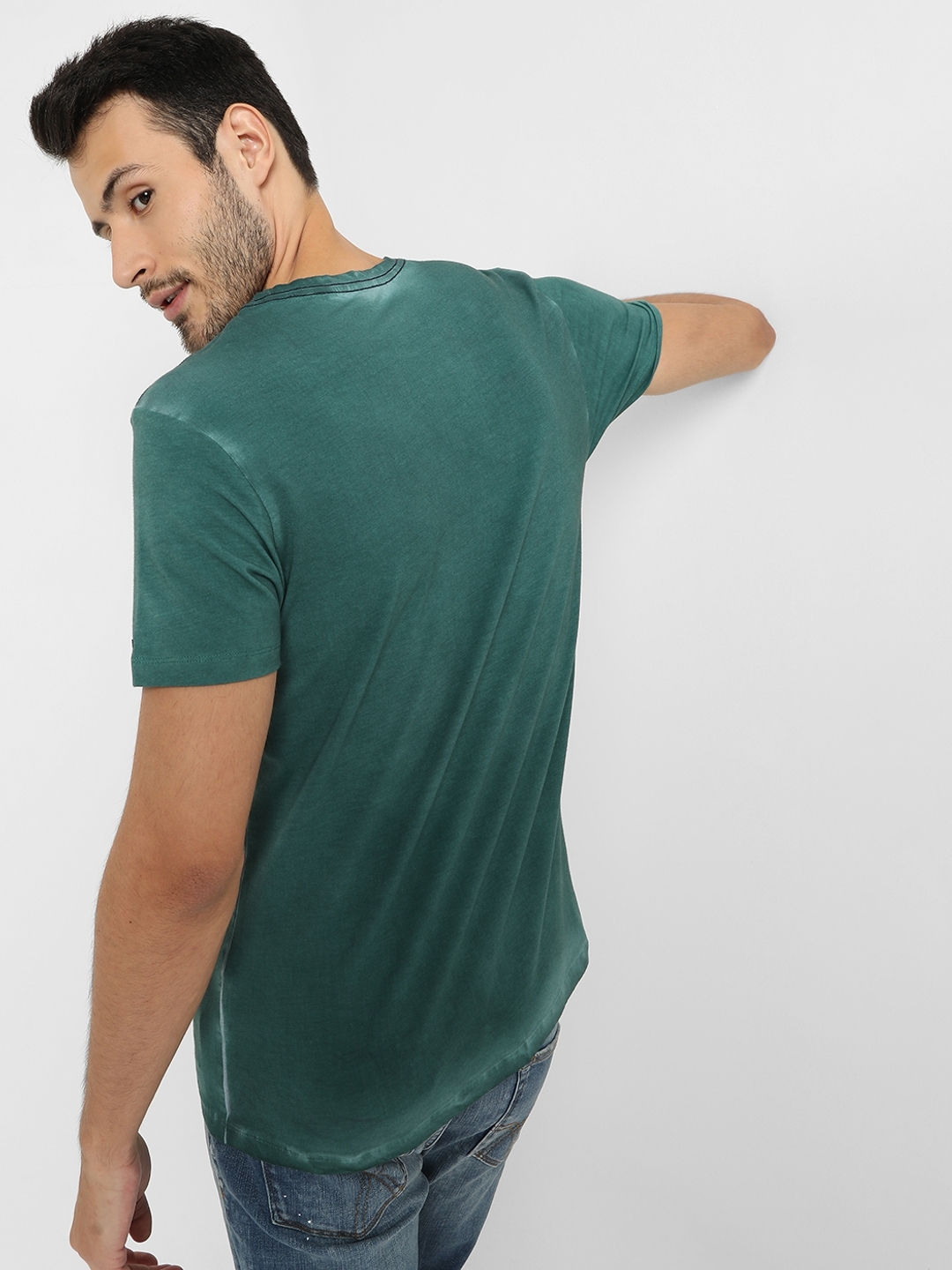 Washed Slim Fit Crew-Neck T-shirt