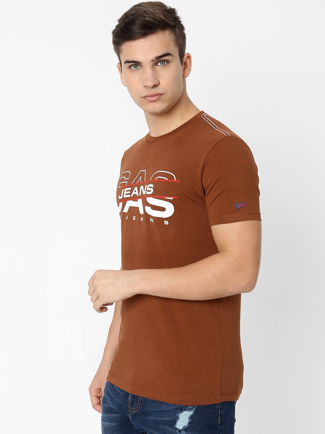 Scuba Printed Slim Fit Crew-Neck T-shirt