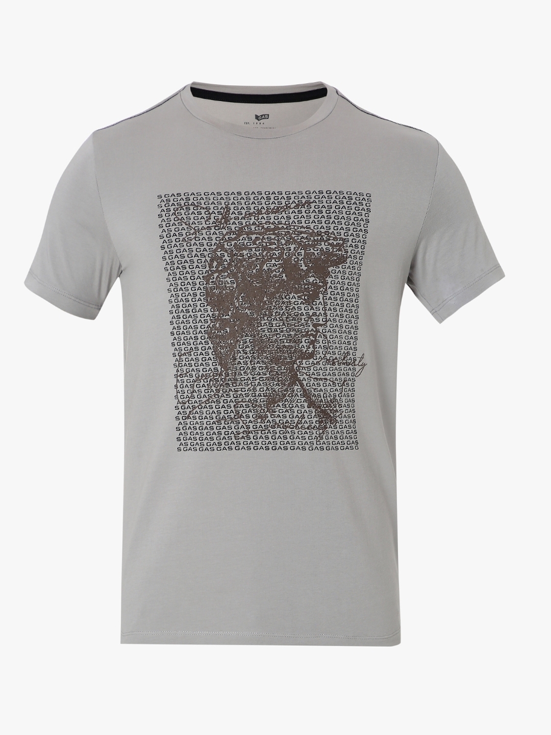 David Graphic Print Slim Fit Crew-Neck T-shirt