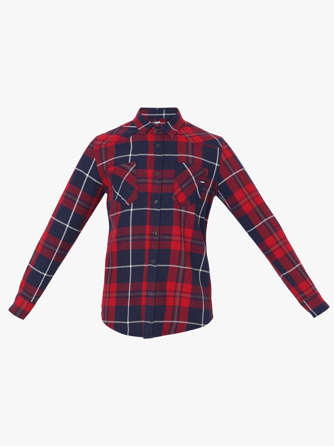 Kant Checked Slim Fit Shirt with Patch Pockets