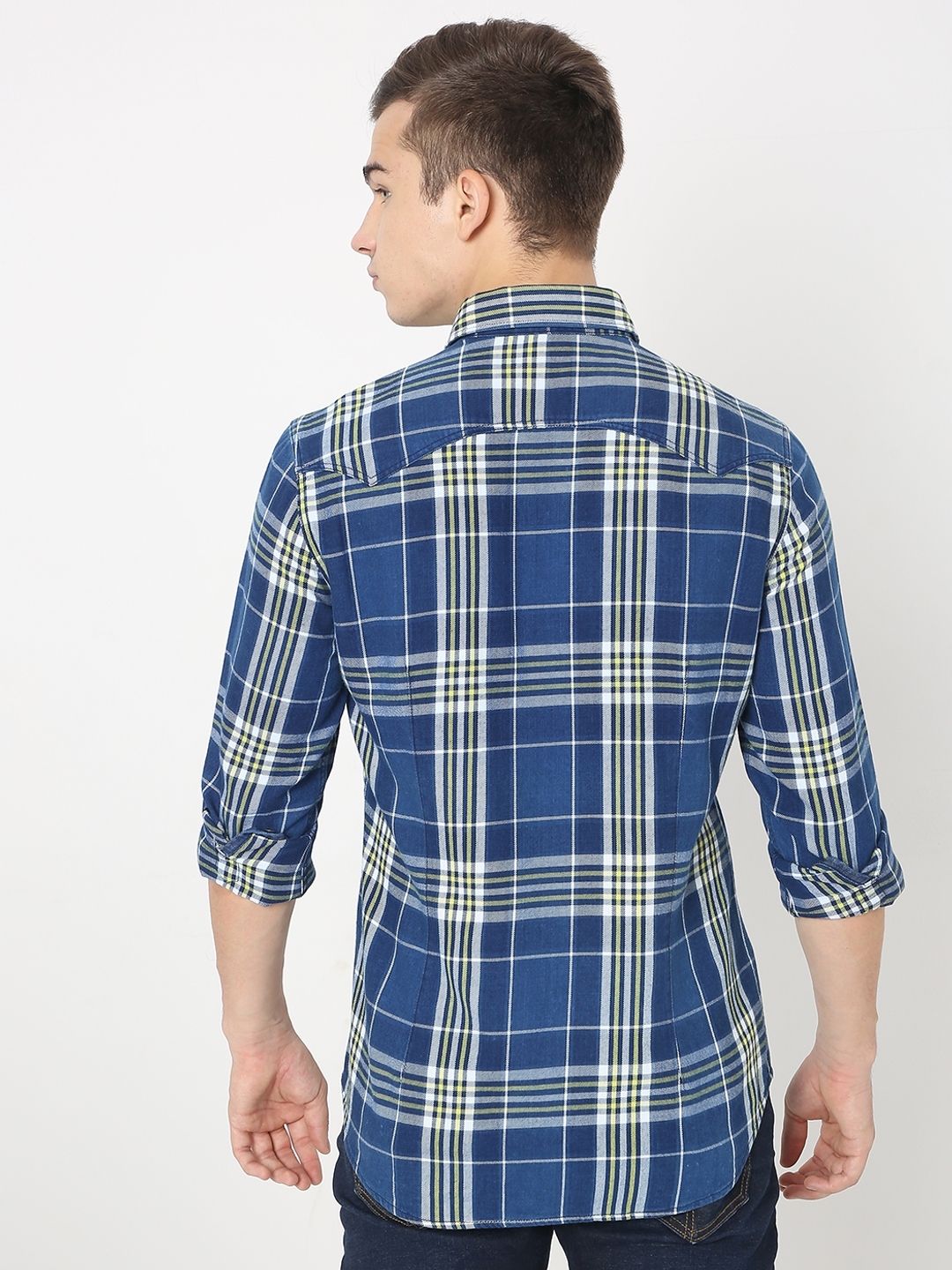 Kant Checked Slim Fit Shirt