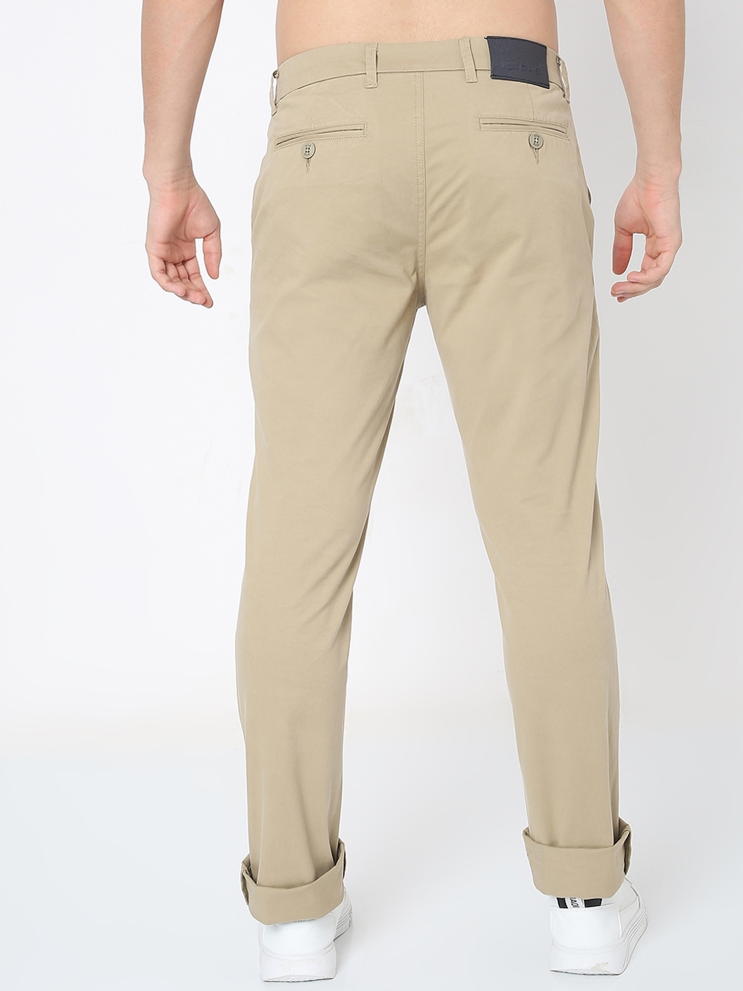 White Pleated cotton chino trousers | Polo Ralph Lauren | MATCHES UK