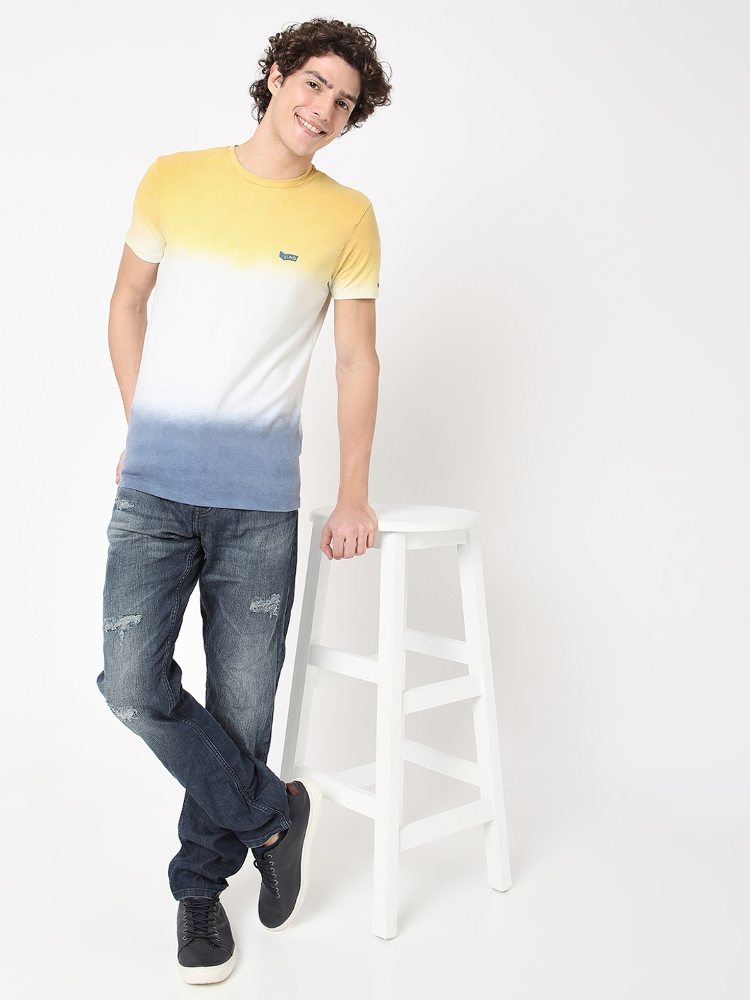 Scuba Fade Relaxed Fit Crew-Neck T-shirt
