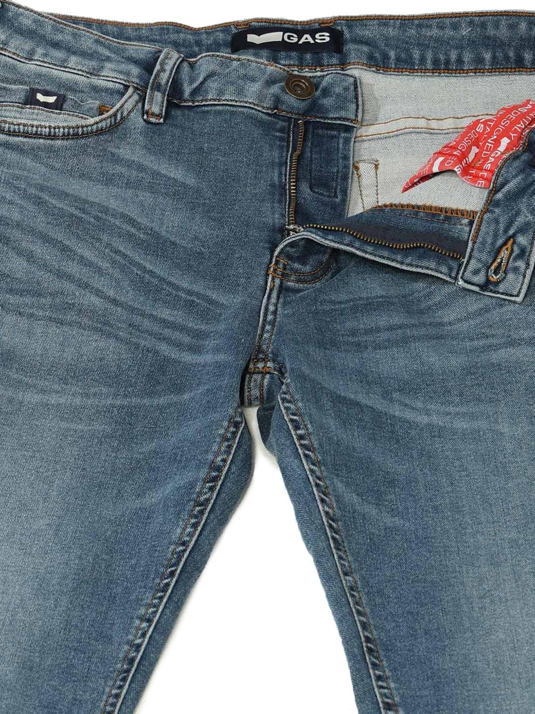 Skinny Fit Zippered Fly Denim