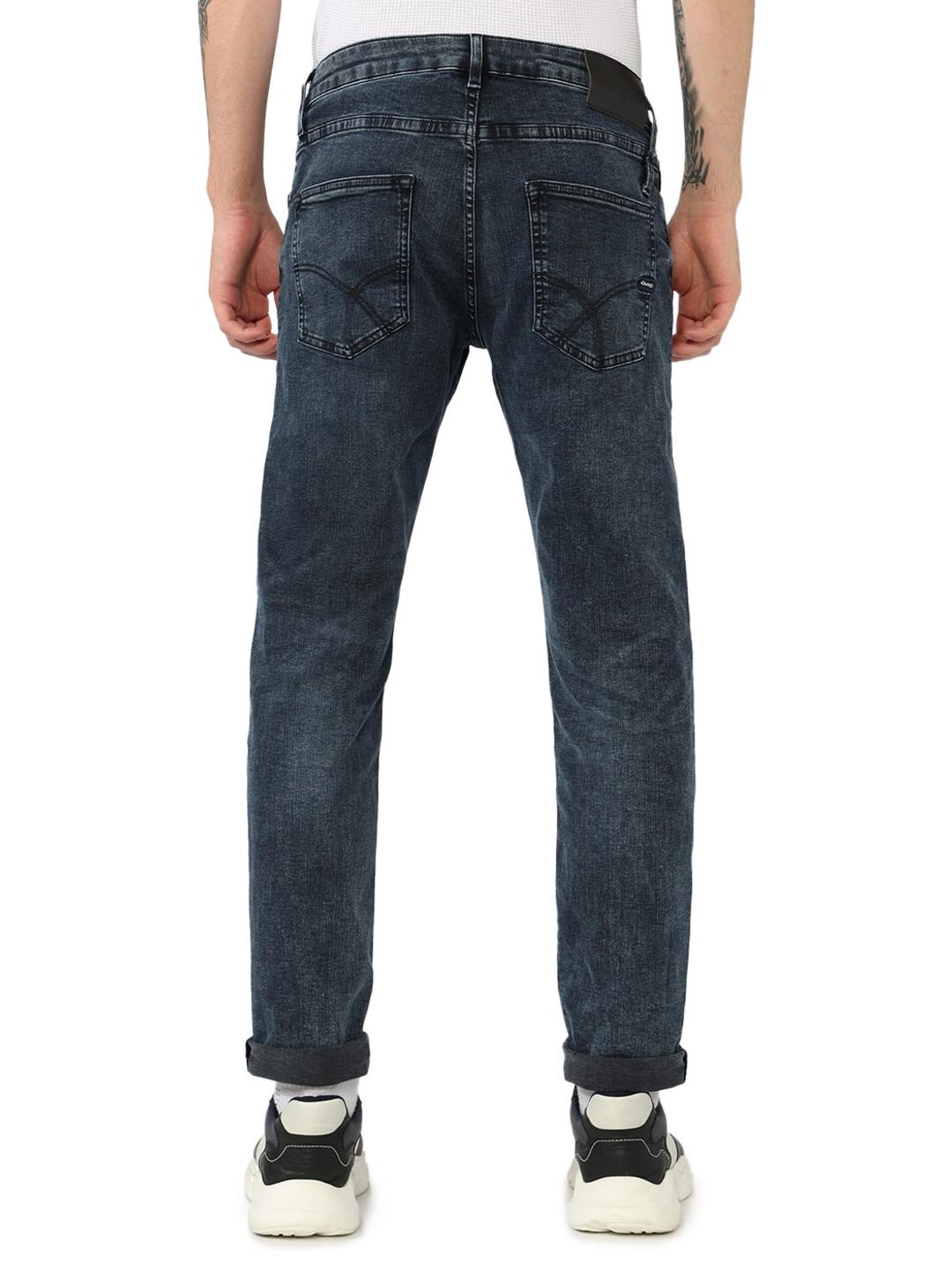 Carrot Fit Mid Rise Denim