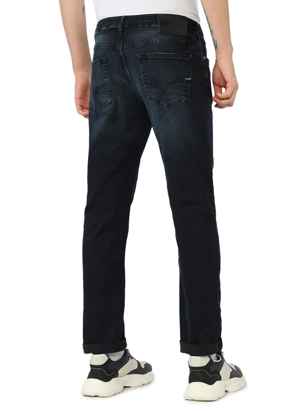 Relaxed Slim Fit Zippered Fly Denim