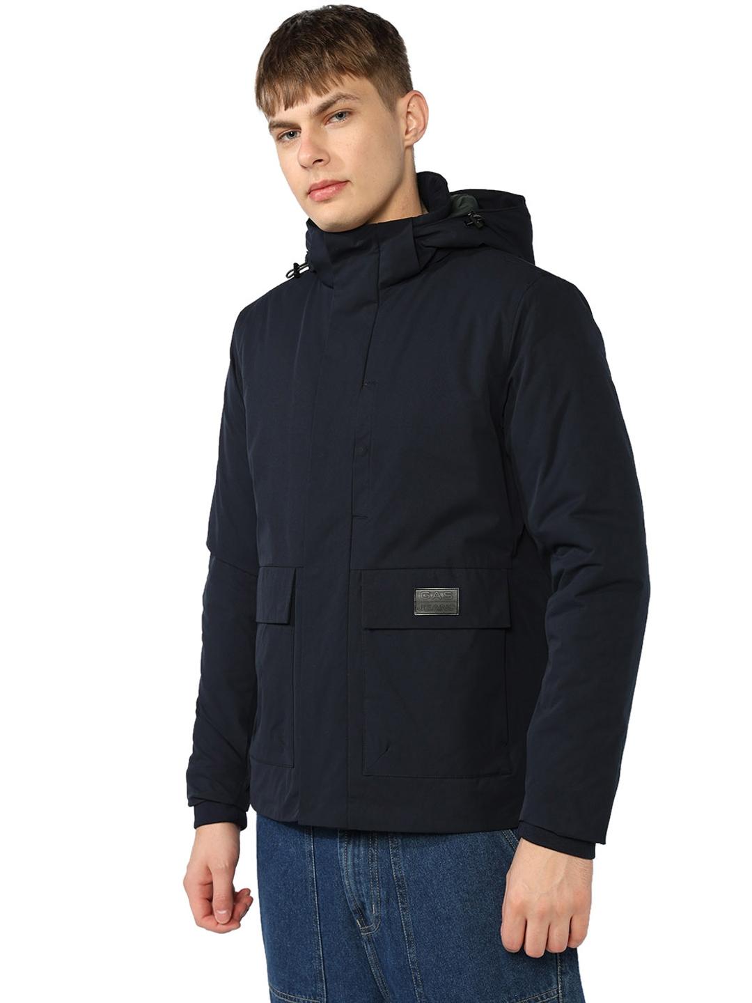 Regular Fit Jacket with Concealed Placket