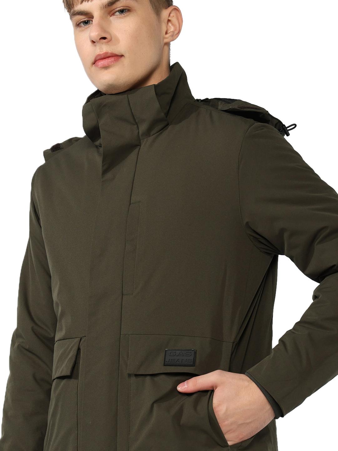 Regular Fit Jacket with Concealed Placket