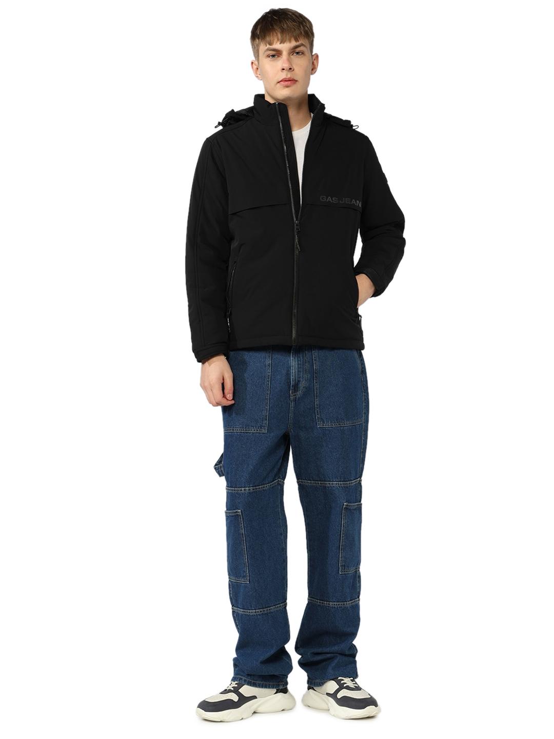 Regular Fit Jacket with Detachable Hood