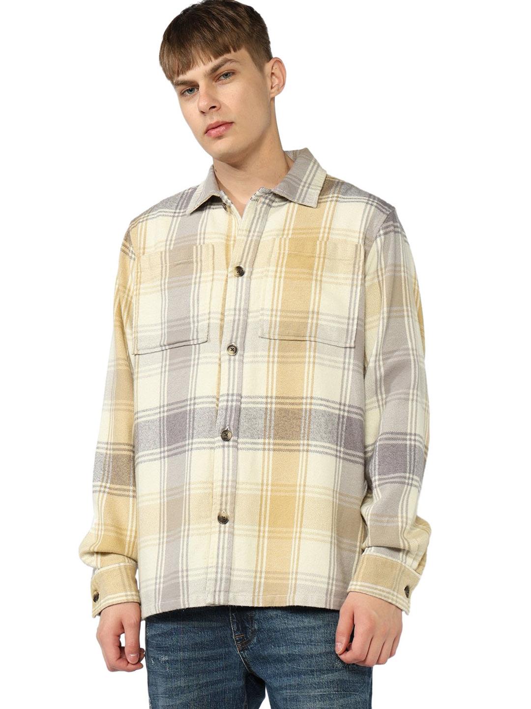 Shacket Fit Shirt with Double Pockets