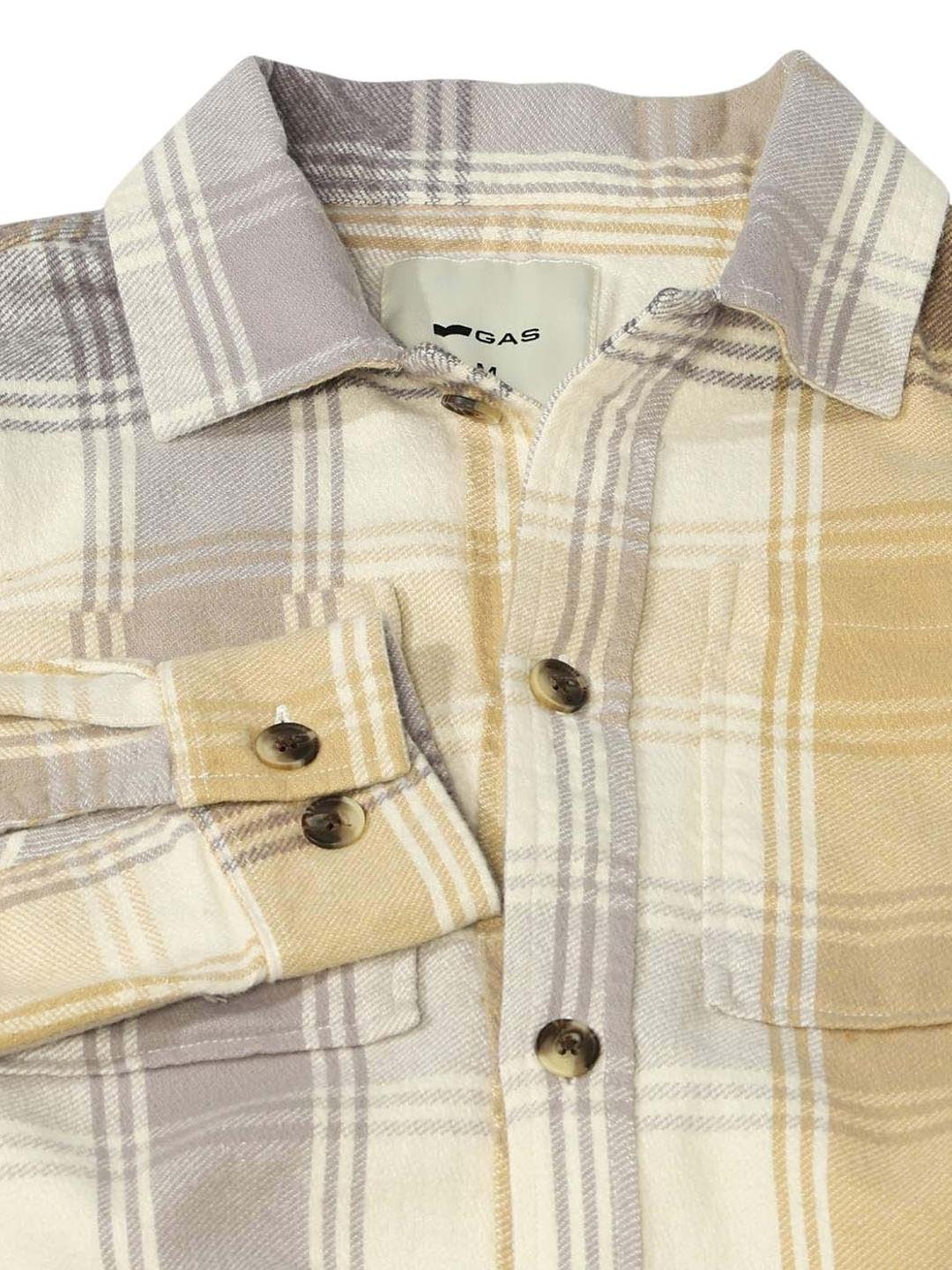 Shacket Fit Shirt with Double Pockets