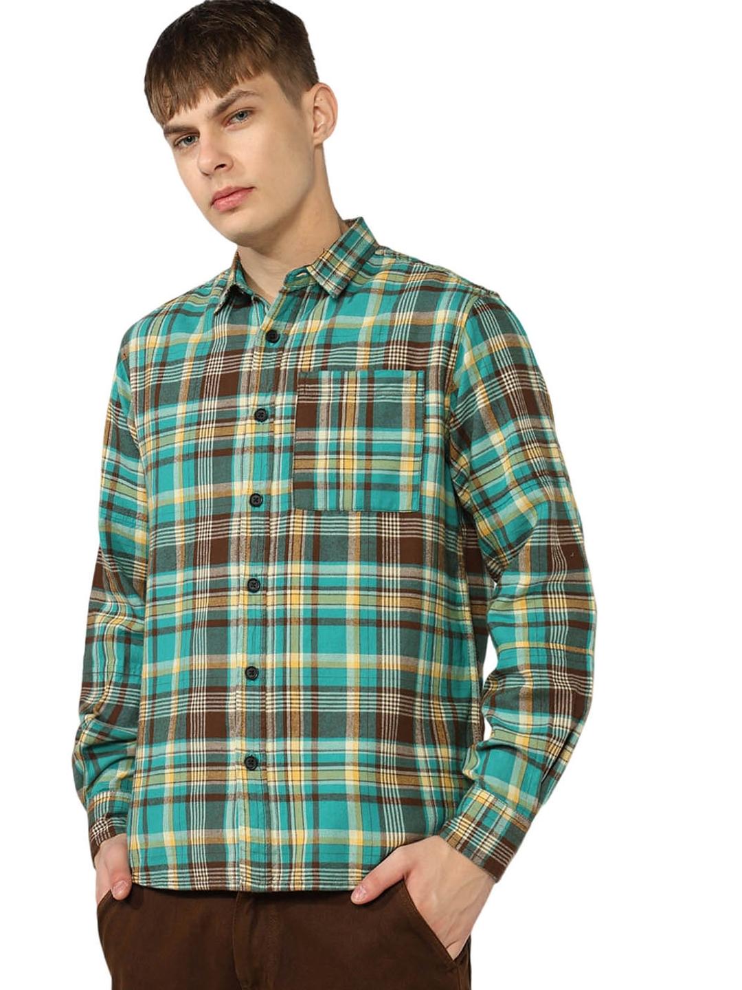 Yarn Dyed Checked Regular Fit Shirt