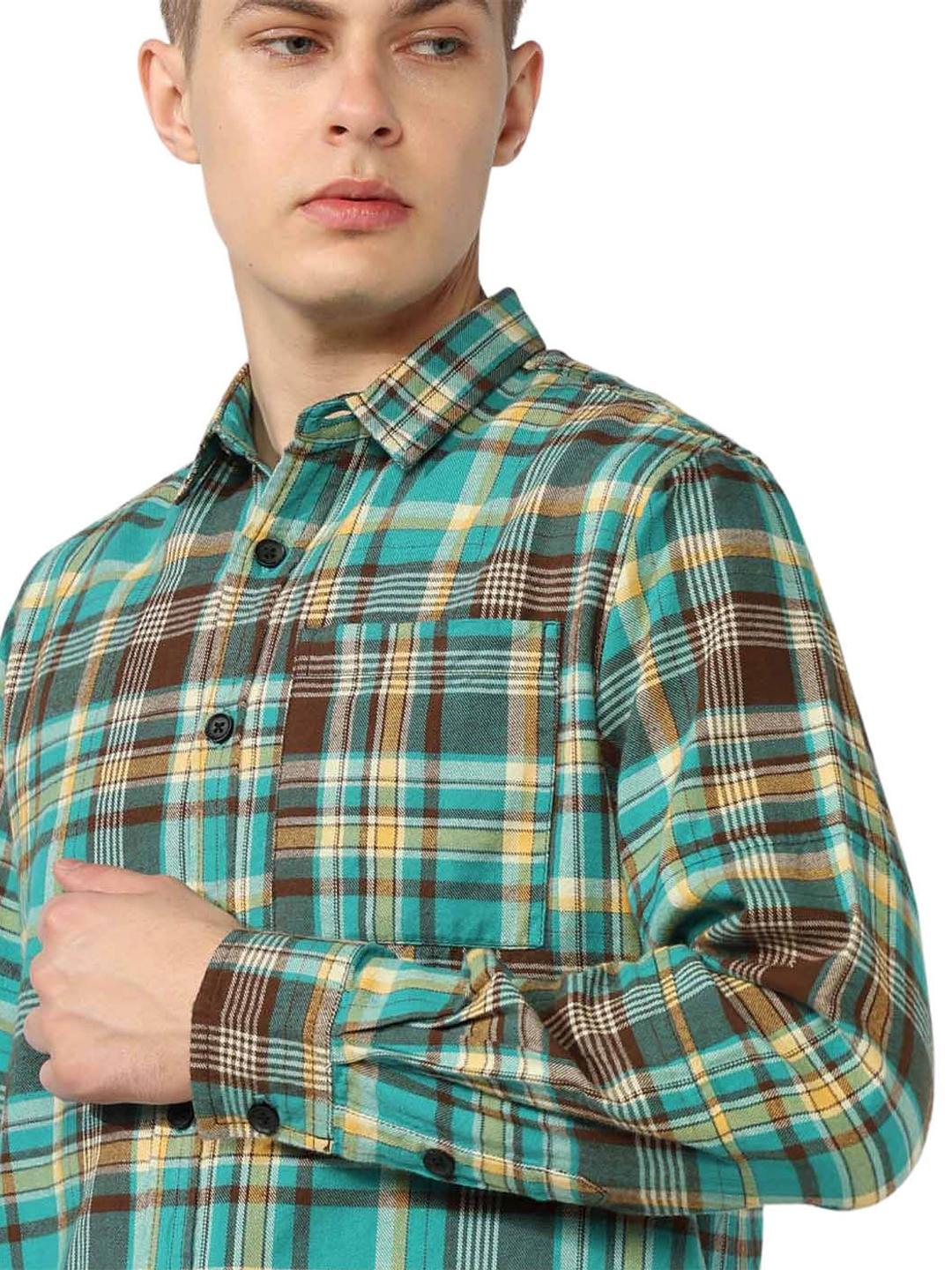 Yarn Dyed Checked Regular Fit Shirt