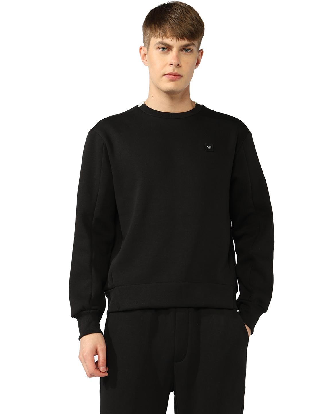 Regular Fit Sweatshirt with Cut and Sew Panels