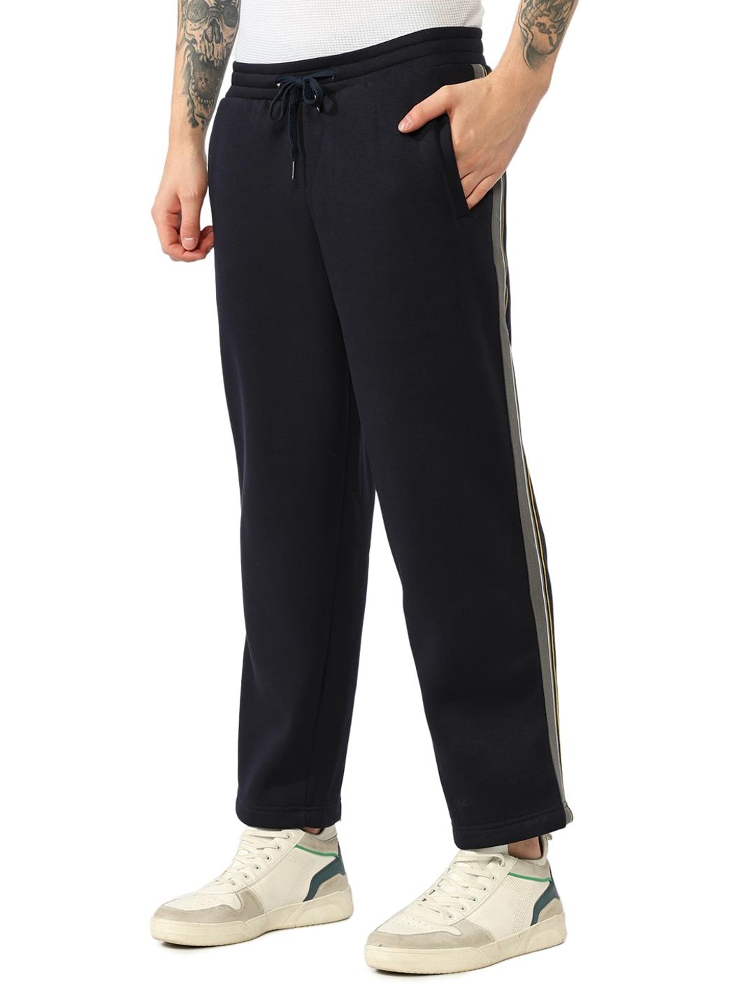 Solid Straight Fit Trackpants