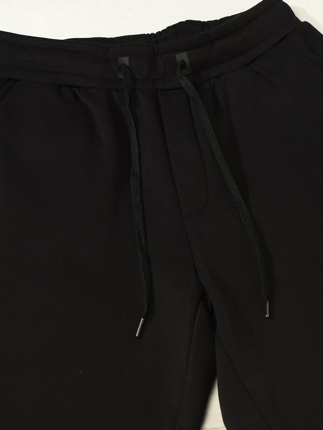 Solid Regular Fit Trackpants