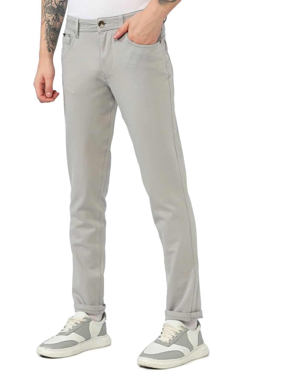 Slim Straight Fit Knitted Chinos