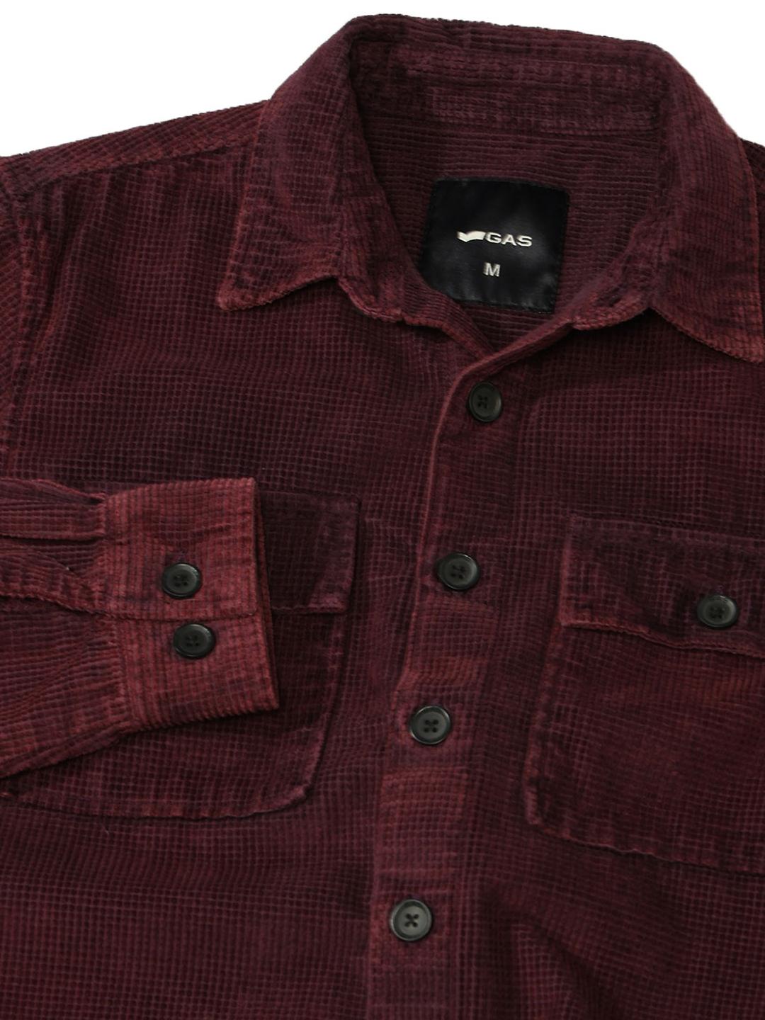 Corduroy Shacket Fit Shirt with Double Flap Pockets