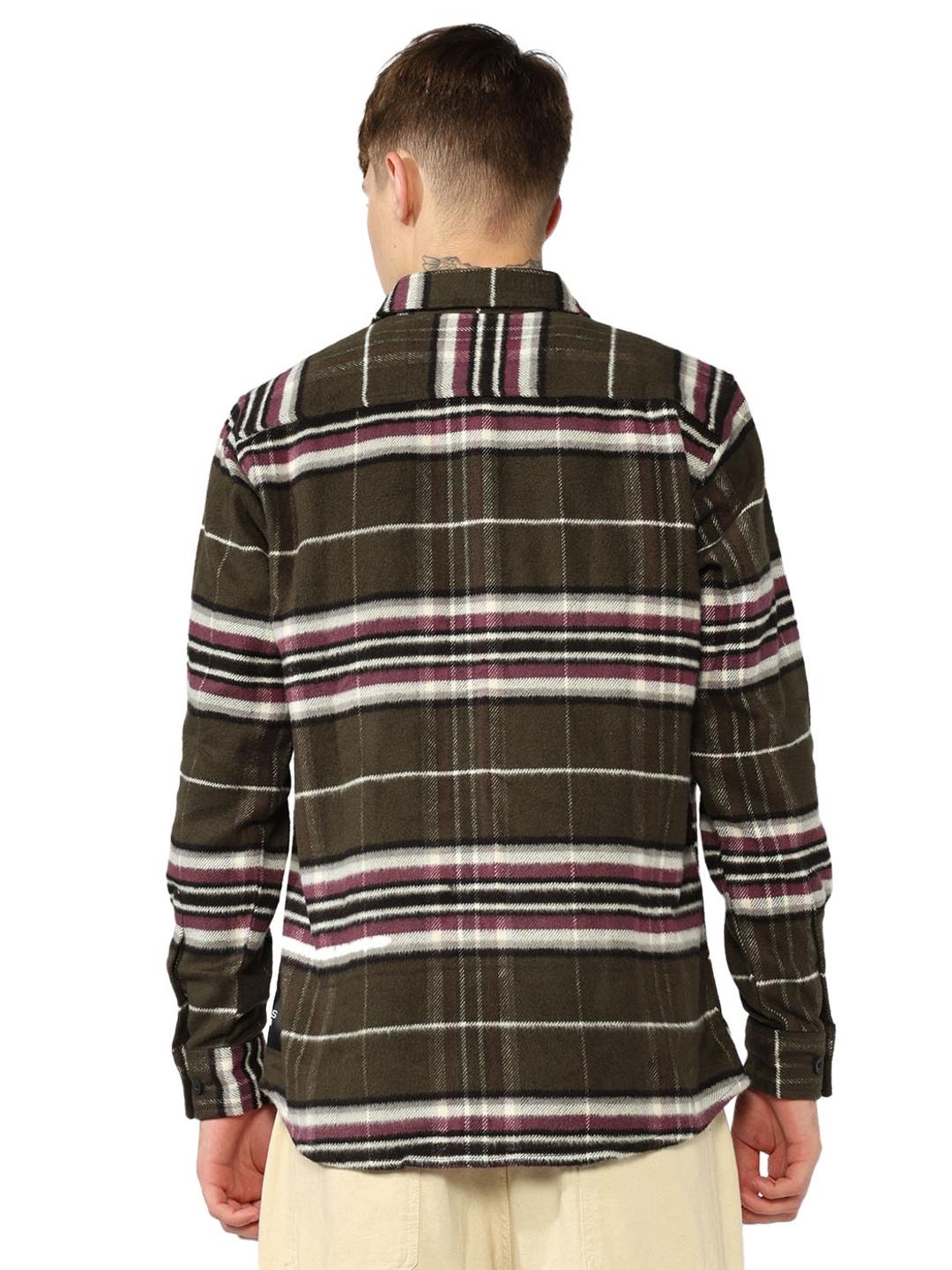 Flannel Checked Regular Fit Shirt