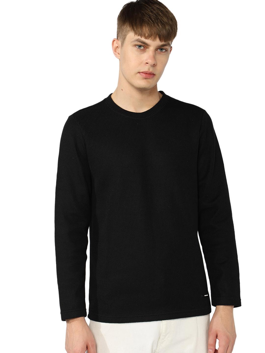 Crew Neck Full-length Sleeve Regular Fit T-Shirt