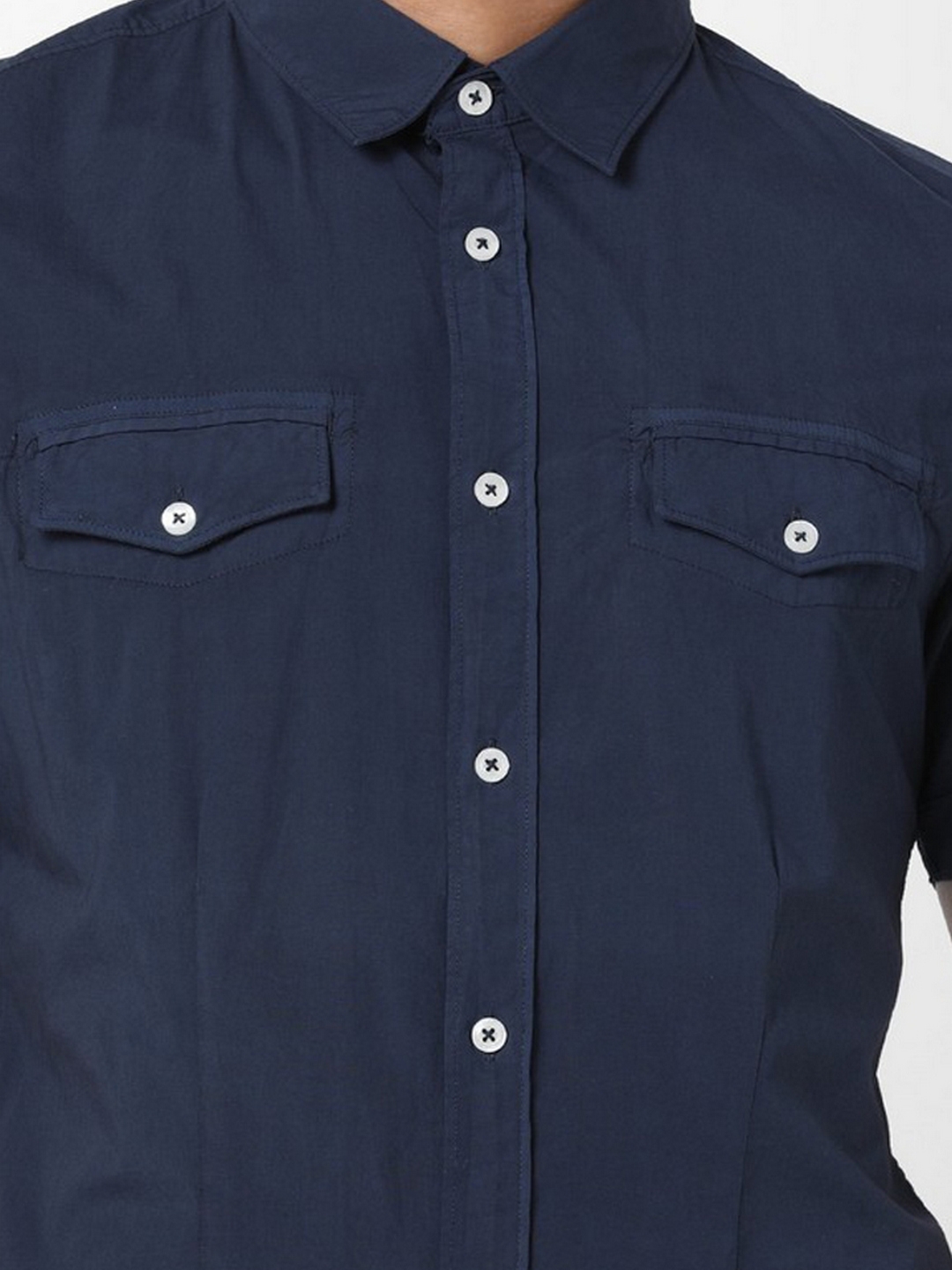 Mohito Slim Fit Shirt with Buttoned Flap Pockets