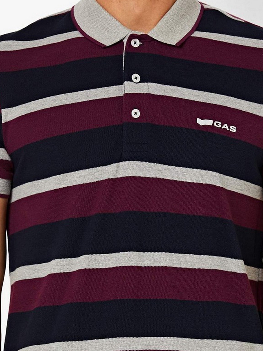 Striped Slim-Fit Polo T-shirt