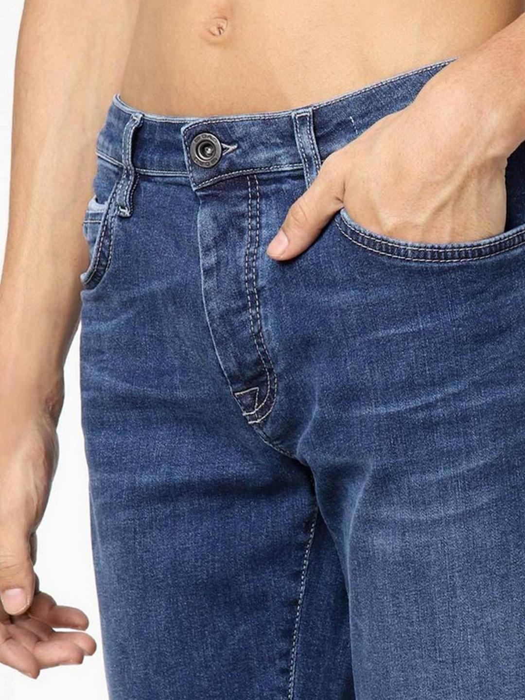 Men's Mitch Straight Fit Blue Jeans