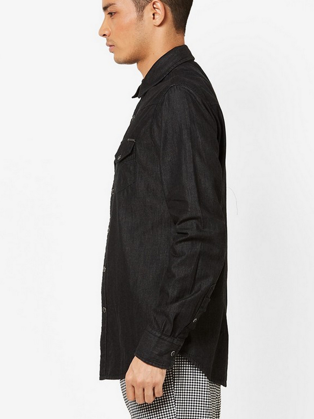 Kant Slim Fit Shirt with Buttoned Flap Pockets