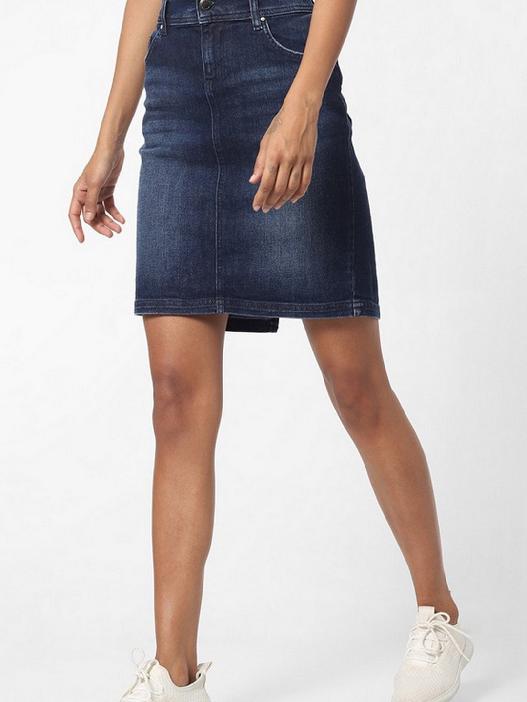 Women's tight fit A-line Beverley longuette skirt